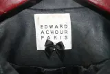 Zwarte leren damesjas - Edward Achour Paris – foto 10 – kavel bij De Kringwinkel, Brecht