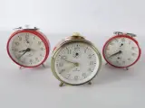 Partij van 14 vintage wekkerklokken + Philips wandklok – foto 15 – kavel bij De Kringwinkel, Heverlee