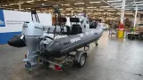RIB rubberboot met Honda BF100BA en Itrailer geremde boottrailer, Brig, Navigator 570 – foto 11 – kavel bij Domeinen Roerende Zaken, Hoogeveen