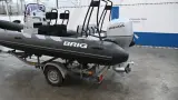 RIB rubberboot met Honda BF100BA en Itrailer geremde boottrailer, Brig, Navigator 570 – foto 12 – kavel bij Domeinen Roerende Zaken, Hoogeveen