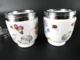 Set Vintage Royal Worcester Egg Coddlers – Model 'King Size' (Woodland Patroon) – foto 15 – kavel bij De Kringwinkel, Heverlee