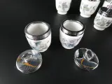 Set Vintage Royal Worcester Egg Coddlers – Model 'King Size' (Woodland Patroon) – foto 4 – kavel bij De Kringwinkel, Heverlee