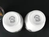 Set Vintage Royal Worcester Egg Coddlers – Model 'King Size' (Woodland Patroon) – foto 10 – kavel bij De Kringwinkel, Heverlee