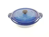 Blauwe gietijzeren braadpan met deksel – foto 20 – kavel bij De Kringwinkel, Heverlee