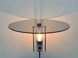 Elegante design tafellamp in chroom en rookglas - Tijdloze Italiaanse Allure – foto 7 – kavel bij De Kringwinkel, Gent