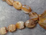 Ketting met natuurlijke agaten en geode-hanger – foto 8 – kavel bij De Kringwinkel, Gent