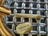 Vintage set van drie kristallen asbakken met verguld montuur waaronder een exemplaar gemerkt Cristallin Italy – foto 11 – kavel bij De Kringwinkel, Gent
