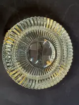 Vintage set van drie kristallen asbakken met verguld montuur waaronder een exemplaar gemerkt Cristallin Italy – foto 7 – kavel bij De Kringwinkel, Gent