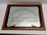 Vintage reclamespiegel "Samuel Colt Patent Repeating Pistols" - pubspiegel in houten lijst – foto 9 – kavel bij De Kringwinkel, Gent