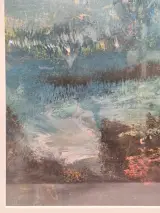 Schilderij van een expressief maritiem / stormachtig zee-en kustlandschap – foto 6 – kavel bij De Kringwinkel, Gent