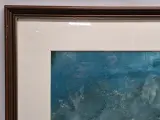Schilderij van een expressief maritiem / stormachtig zee-en kustlandschap – foto 10 – kavel bij De Kringwinkel, Gent