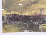Schilderij van een expressief abstract landschap op papier – foto 4 – kavel bij De Kringwinkel, Gent