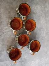 13-delig Boch Rambouillet servies met 6 kopjes, 6 borden en een ovalen serveerschaal – foto 2 – kavel bij De Kringwinkel, Gent