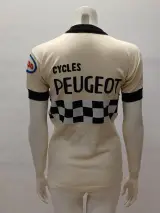 Originele vintage wollen Peugeot wielertrui - Albert Müller Zürich - Maat III – foto 3 – kavel bij De Kringwinkel, Gent