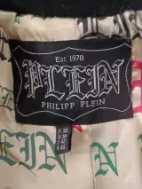 Exclusieve Zwarte Damesmantel - Philipp Plein - Maat 36 – foto 12 – kavel bij De Kringwinkel, Gent