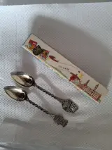 Lot vintage souvenirlepeltjes en -vorkjes – foto 11 – kavel bij De Kringwinkel, Oudenaarde