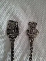 Lot vintage souvenirlepeltjes en -vorkjes – foto 12 – kavel bij De Kringwinkel, Oudenaarde