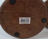 Set van 6 rustieke houten kandelaars – foto 5 – kavel bij De Kringwinkel, Geraardsbergen