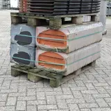 2x Pallet met dakpannen, Nibra, Zwart – foto 3 – kavel bij Onlineveilingmeester, Smilde