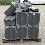 Pallet met diverse dakpannen, Antraciet – foto 2 – kavel bij Onlineveilingmeester, Smilde