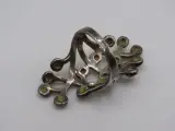 Zilveren ring met parelmoer decoratie – foto 4 – kavel bij De Kringwinkel, Diest