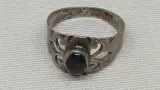 Set van 6 zilveren ringen met diverse stenen – foto 4 – kavel bij De Kringwinkel, Zottegem