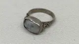 Set van 6 zilveren ringen met diverse stenen – foto 6 – kavel bij De Kringwinkel, Zottegem