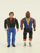 The A-Team: Vintage bordspel en 2 Galoob/Canell figuren (jaren 80) – foto 7 – kavel bij De Kringwinkel, Antwerpen