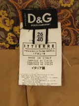 Dolce & Gabbana wikkelrok in herfstkleuren in wol en Acryl blend – foto 8 – kavel bij De Kringwinkel, Antwerpen