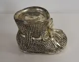 Set zilverkleurige serveeraccessoires met bord en servetringen – foto 14 – kavel bij De Kringwinkel, Turnhout