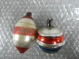 2 Ajeko kerstballen tol en olijf – foto 5 – kavel bij De Kringwinkel, Diest