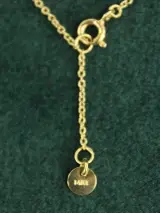 14-karaats gouden halsketting met bloemvormige hanger – foto 7 – kavel bij De Kringwinkel, Antwerpen
