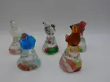 Set van 5 vintage Murano-stijl glazen vogelbeeldjes – foto 2 – kavel bij De Kringwinkel, Diest