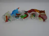 Set van 5 vintage Murano-stijl glazen vogelbeeldjes – foto 5 – kavel bij De Kringwinkel, Diest