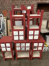 17x Retro bijzettafel – kavel bij Onlineveilingmeester, Hoogeveen