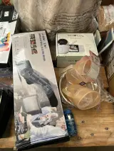 11x Partij diversen w.o. babyfoon met camera, bijzettafel, toiletbril, multifunctioneel opbergrek W.o. Lorbro, Difrax, Born Lucky – foto 4 – kavel bij Onlineveilingmeester, Hoogeve