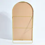 4x Staande Ovale Passpiegel – 160 x 80 cm – Staand & Hangend – Goud VIDI, Dali – foto 3 – kavel bij Onlineveilingmeester, Hoogeveen
