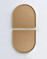 4x Spiegels met Boogvorm 2-delig – 60 x 50 cm – Verticaal & Horizontaal Ophangbaar VIDI, Skara – foto 5 – kavel bij Onlineveilingmeester, Hoogeveen