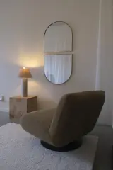 4x Spiegels met Boogvorm 2-delig – 60 x 50 cm – Verticaal & Horizontaal Ophangbaar VIDI, Skara – foto 6 – kavel bij Onlineveilingmeester, Hoogeveen
