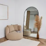 2x Design spiegel met boog zwart 200x100 cm – foto 3 – kavel bij Onlineveilingmeester, Hoogeveen