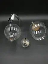 Vintage Hellem glazen koffiezetapparaat met accessoires – foto 4 – kavel bij De Kringwinkel, Heverlee