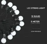LED Prikkabel 5 Meter 3000K - IP44, V-tac, 2147483647, wit – foto 3 – kavel bij Onlineveilingmeester