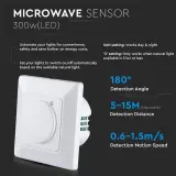 Ca. 10x Microwave Sensor Inbouw - Radar, V-tac, 2147483647, wit – foto 2 – kavel bij Onlineveilingmeester