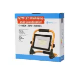2x 50W LED Bouwlamp op Statief - 5000LM, Specilights, 2147483647, geel – foto 2 – kavel bij Onlineveilingmeester