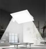 2x UA LED Inbouwspot Vierkant - 6W - 4000K, Aigostar, 2147483647, wit – foto 3 – kavel bij Onlineveilingmeester