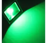 1 100W LED Beveiligingslamp Groen Licht specilights, 8720168002273, zwart – foto 2 – kavel bij Onlineveilingmeester