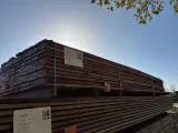 Ca. 107x Guyana Teak Beschoeiingsplanken, 20x100mm, lengte 350cm – foto 4 – kavel bij Onlineveilingmeester