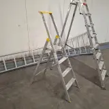 Ladder met 2x keukentrap o.a. Altrex – foto 2 – kavel bij Onlineveilingmeester, Groningen