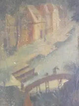 Oud olieverfschilderij - Pieter Stevens – foto 4 – kavel bij De Kringwinkel, Heverlee