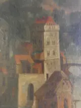 Oud olieverfschilderij - Pieter Stevens – foto 7 – kavel bij De Kringwinkel, Heverlee